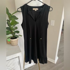 Michael Kors Black V neck dress